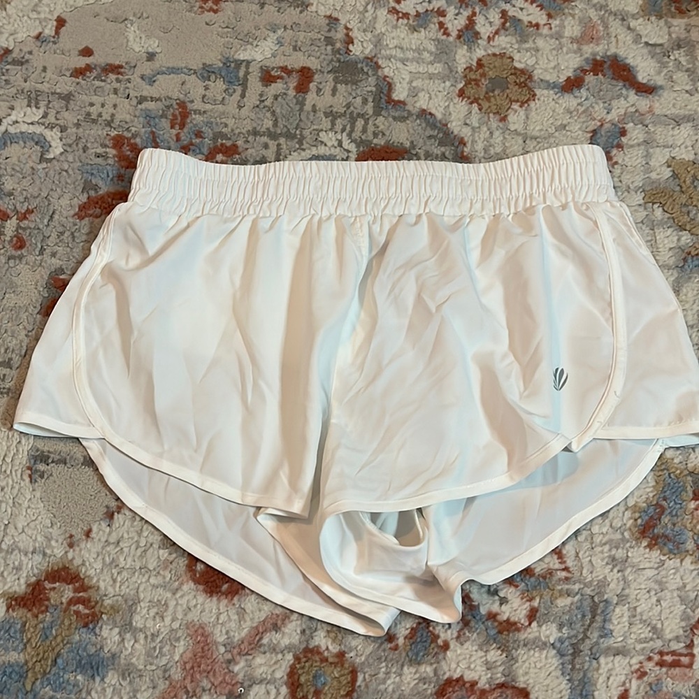 Forever21 white athletic shorts